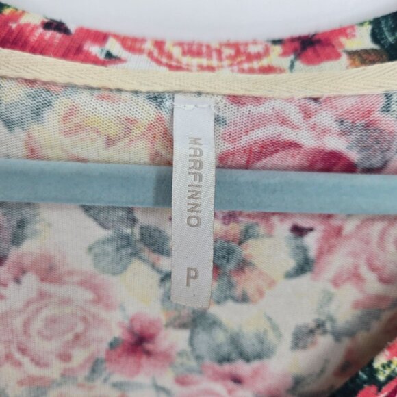 Marfinno womens Small multicolor Floral button up long sleeve cardigan sweater - Picture 5 of 8